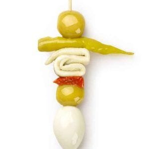 Gilda de huevo de codorniz con boqueron